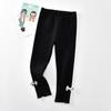 Leggings de primavera y otoño para niñas, ropa infantil nueva de primavera, pantalones con lazo para niños, ropa exterior inferior, pantalones que combinan con todo.