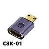 Convertidor Mini/Micro HDMI para Conectar Portátil a Monitor de TV Cámara Adaptador HD