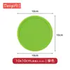 Porta-copos de Silicone Redondo 10cm Antiderrapante Isolado Drenante com Logo Impresso para Copo de Água Café