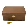 Caja de joyería de madera, estilo europeo, de alta gama, lujosa, vintage, para guardar joyas de mano y pasadores para el cabello, con una estética tradicional china