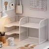 Estantería de escritorio Estante de esquina Dormitorio de estudiante Escritorio de estudio Escritorio de cosméticos Estación de trabajo Triángulo Estantería de almacenamiento multicapa