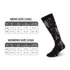 Calcetines de Compresión Deportivos Transfronterizos, Calcetines Deportivos para Exteriores Estilo Floral, Calcetines Altos, Calcetines Elásticos, Calcetines para Pantorrilla, Diseño Antibacteriano y Antideslizante