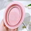 Jiao Bosi JONBOS limpiador de brochas de maquillaje limpieza borla brocha huevo de belleza silicona plegable cuenco para brocha artefacto