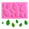 Molde de Silicone Folha de Bordo Molde de Silicone Folha Coleção Molde de Silicone para Fondant Molde para Decoração de Bolo