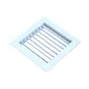 Rejilla de Ventilación de Aluminio con Persianas de Cierre Automático, Ventilación con Válvula de Retención Unidireccional, Rejilla de Ventilación de Aluminio Impermeable a la Lluvia de Tamaño Personalizado