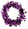 Estrela de Rattan Estrela de Cinco Pontas Venda Quente Transfronteiriça Decoração de Natal Guirlanda DIY Presente Guirlanda de Fita Colorida Acessórios para Árvore de Natal