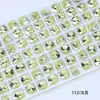 Dongzhou Crystal 8mm Fondo Plano Corte Fuego Artificial Diamante Redondo Superficie de Rejilla Colorida K9 Diamante de Vidrio Brillante al por Mayor Decoraciones para Arte de Uñas
