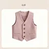 Conjunto de Terno para Meninos Outono Novo Blazer Infantil Estilo Britânico Aniversário de Menino Roupa Formal Traje Formal de Alta Qualidade para Meninos
