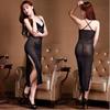 Lingerie sexy sexy comércio exterior pijamas vestido sedutor sling transparente plus size malha uma peça uma peça entrega