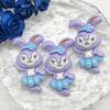 Accesorios de joyería de resina con forma de oso de fresa de dibujos animados, pegamento casero en crema, horquilla para el pelo con carcasa de teléfono móvil, parche para zapatos con agujero para taza de agua