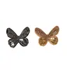 Patch de Tecido Borboleta Full Diamond com Strass Moda Versátil Coreana Patch para Decoração de Sapatos DIY Clipe de Renda para Peito Aplique de Patch para Bolsa Roupas