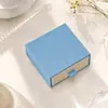 Caja de joyería extraíble con textura de papel perlado, caja de embalaje para joyería para pendientes, anillos, collares, caja de regalo, pulsera, caja extraíble de joyería
