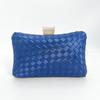 Clutch de Seda Satén Hecho a Mano a Cuadros Tejido de Moda Listo para Usar, Bolso de Fiesta Boda Banquete, Nuevo Bolso de Celebridad