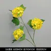 Flores de Casamento Amarelo Verde Roxo Flores Artificiais Arranjo de Casamento Flores Decorativas Parede de Fundo do Quarto de Casamento Paisagismo Arte Floral