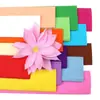 Flores Coloridas Papel Crepé Flor de Papel Empaque Ramo Papel Crepé DIY Hecho a Mano Papel de Color Niños Origami Materiales de Producción