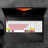 Aplicable a la película protectora para teclado HP light and shadow Genie 7 Victus, cubierta de silicona antipolvo, alfombrilla transparente impermeable