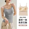 Camisola para Mujer con Almohadillas en el Pecho, Adecuada para Usar Debajo de un Blazer, Ropa de Verano sin Mangas, Sujetador Integrado con Hermoso Diseño de Espalda 2026