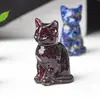 [Adornos de Gato de la Suerte] Resina Tallada a Mano Mascota de la Suerte Decoración para Hogar y Tienda Creativo