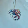 Venda quente transfronteiriça dá a ele ela arte de dragão fantasia pingente de acrílico decoração pingente de carro decoração