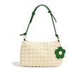 Bolso de Primavera 2025 Nuevo Estilo Bolso de Mujer Ins Hombro Bolso Axilar Casual Moda Trendy de Mano Color Sólido Bolso Tote