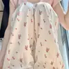 Pijama Floral de Verão Feminino 2026 Desenho Animado Novo Estilo Pode Ser Usado Fora Ins Estudante Roupa de Casa Conjunto