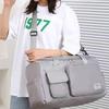Bolsa de ginástica por atacado de fábrica com compartimento para sapatos, bolsa de bagagem de grande capacidade, bolsa de ombro esportiva, bolsa de viagem de curta distância para viagens de negócios