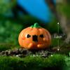 Micro Paisagem Moderna Resina Artesanato Série Halloween Pequenos Enfeites Transparente Fantasma Abóbora Carro Múmia Morte