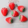 Colgantes Pequeños de Frutas 3D de Resina Lindos Simulados en Varios Diseños (Manzanas, Fresas, Mangos) para Pulseras y Accesorios para Llaveros de Bricolaje