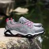 Zapatos de senderismo transfronterizos para parejas nuevas, transpirables, antideslizantes, de suela gruesa, casuales, atléticos, para correr y trekking, con parte superior de malla para transpirabilidad