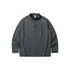 Camiseta de Manga Larga con Media Cremallera Absorbente de Humedad y de Secado Rápido para Deportes al Aire Libre para Hombre, Ciclismo y Senderismo, Ropa de Entrenamiento con Tops de Camiseta Interior