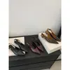 Sandalias de Tacón Alto Estilo Francés 2026 con un Look Sofisticado, Tacones Finos, Diseño Sexy de Punta Cerrada, Talla Grande, Tacones Bajos Cómodos