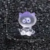 Nuevo producto transfronterizo: figuritas translúcidas de monstruos de colores, lindos accesorios decorativos para manualidades, pequeños adornos para coches y escritorios