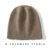 Gorros 100% Cachemir para Hombres y Mujeres, Gorros de Punto Calientes, Gorros para Dormir Postparto, Gorros de Pila con Protección para los Oídos, Gorros Baotou, Gorros para el Frío para Parejas