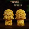 Talla de Boj de los Doce Signos del Zodíaco, Colgante Amuleto con Manjushri, Samantabhadra, Mahavairocana y Otras Deidades