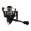 Carrete de pesca HE giratorio personalizado de metal completo 1000-7000 Procesamiento OEM con impresión de logotipo carrete de pesca señuelo carrete de pesca