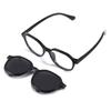 Gafas de sol para niños con clip, juego de gafas colgantes, gafas polarizadas, antiultravioleta, gafas de doble propósito, montura plana, JC7360