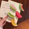 Presilhas de Cabelo Divertidas e Peculiares de Frutas, Criativas e Realistas de Melancia, Pitaya, Kiwi, Grampos de Cabelo Versáteis