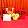 Oro Puro 999 Creativo 520 Qixi Exquisita Moneda de Oro en Forma de Corazón Set de Regalo Decoración del Día de San Valentín Personalizado Venta al por Mayor