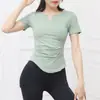 Camiseta Deportiva de Verano para Mujer, Ropa de Fitness Transpirable de Secado Rápido, Ropa Casual Diaria para Correr, Yoga, Bádminton, Tenis de Manga Corta