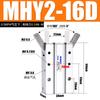 Cilindro Pneumático de Dedo Garra de Ar Mhy2-10Dmhy2-16D20D25D180 Graus Abertura e Fechamento Paralelos Cilindro Duplo