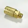 Amazon Latón Compresor Neumático Conector de Tubería de Aire Rápido Rosca 1/4Npt Juego de 7 Piezas Conector Rápido Compresor de Aire