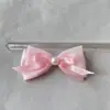 Lazo Rosa Hecho a Mano DIY Accesorios Semi-Terminados Ropa Sombreros Zapatos Tocado de Flores Ropa para Bebés BJD Accesorios