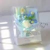 Flores Artificiais de Crochê Buquês Feitos à Mão Flores Artificiais Flores de Lã Tricotada Pequenos Buquês Fabricante Atacado Transfronteiriço Lembrancinhas Presentes