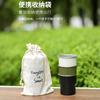 Taza de café de acero inoxidable 304 con letras, regalo, gran oferta, de una sola capa, para acampar al aire libre, con logotipo impreso.