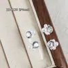 Brillantes Circonitas Cúbicas Pedrería Apilada con Perlas Decoraciones para Uñas 3D Redondas Lujo Exquisito Acabado Bola de Pedrería Pedrería para Uñas