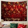Tapeçaria festiva de Natal pôster de decoração de Natal banner de decoração de festa de Feliz Natal tecido de fundo