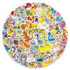 Pegatinas de dibujos animados mixtas, nuevas y populares, con varios personajes de dibujos animados, pegatinas decorativas impermeables para tazas de agua con cuenta de mano DIY