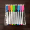 Canetas para quadro branco coloridas no atacado, apagáveis, para crianças, com fita magnética e apagador, conjunto de canetas à base de água ecológicas, canetas para quadro de acrílico