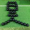 Pelota de Golf Negra de Doble Capa para Práctica, Pelota de Entrenamiento, Pelota de Competición, Se Puede Imprimir con Logo, Alta Elasticidad y Durabilidad