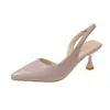 Sandálias Versáteis de Salto Fino, Estilo Nicho 2026 Novos Sapatos de Bico Fino, Sandálias de Bico Fechado de Designer, Sandálias Elegantes de Salto Alto